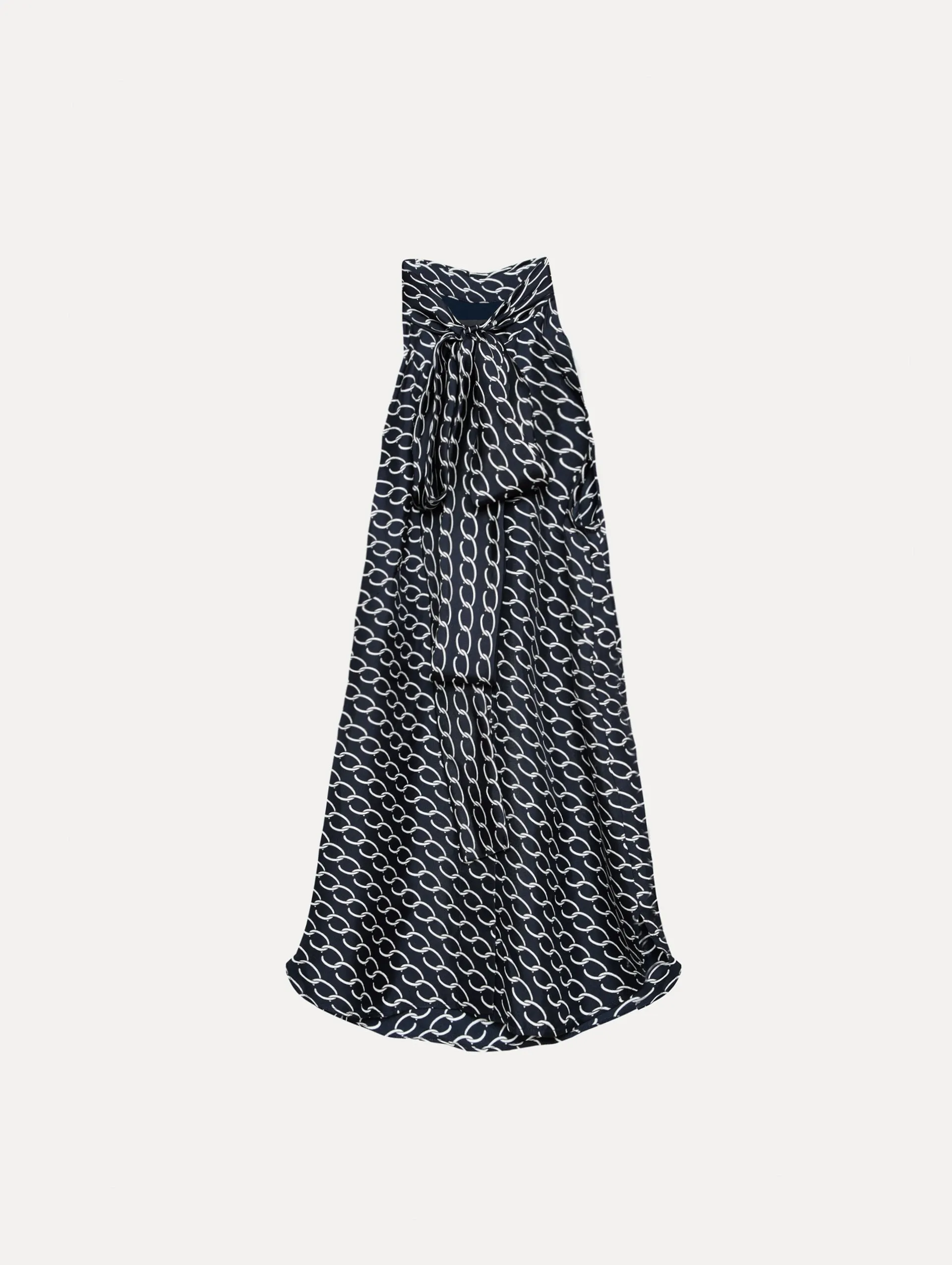 Small Oscar Chain-Link Sleeveless Blouse