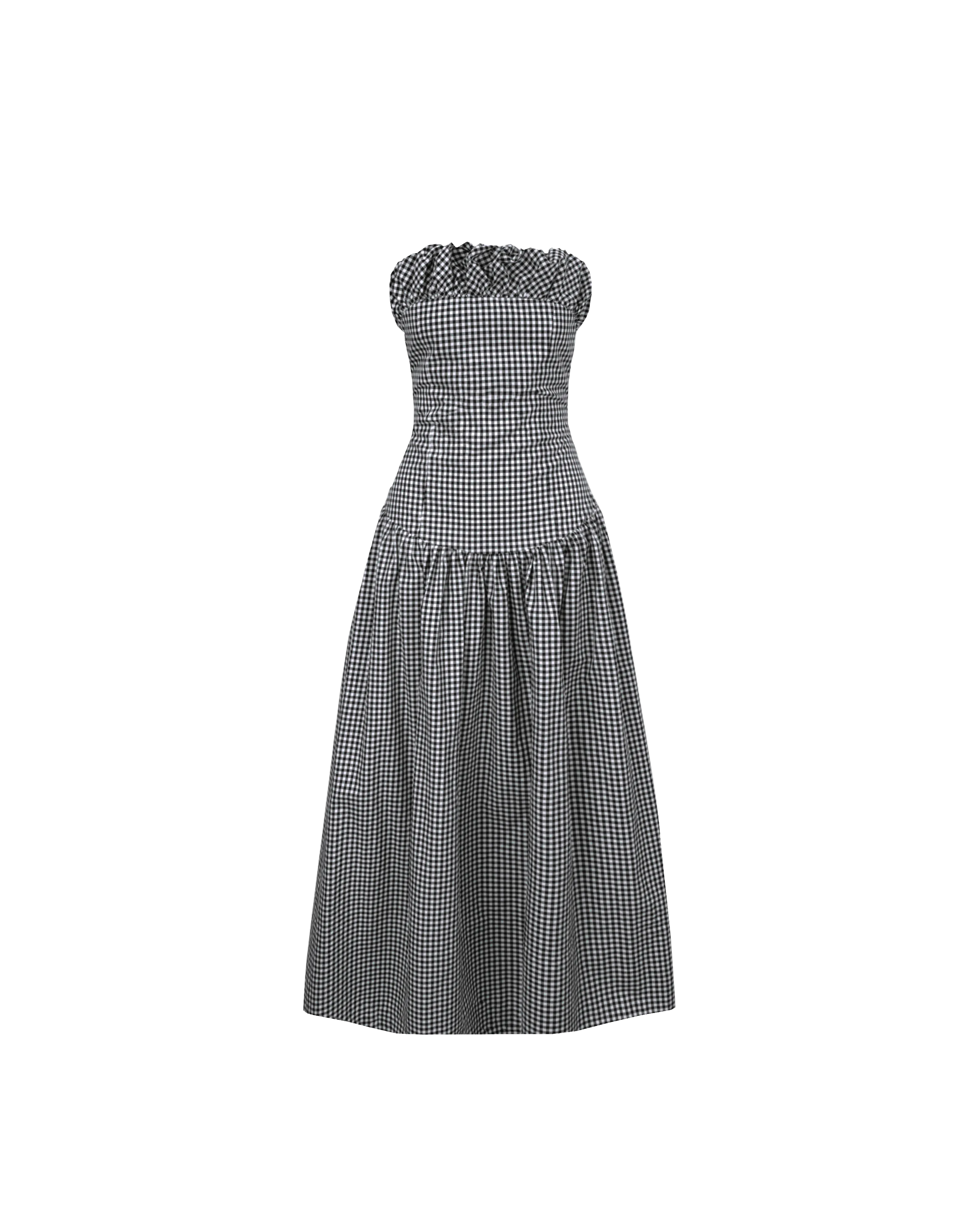 SORBET DRESS BLACK GINGHAM