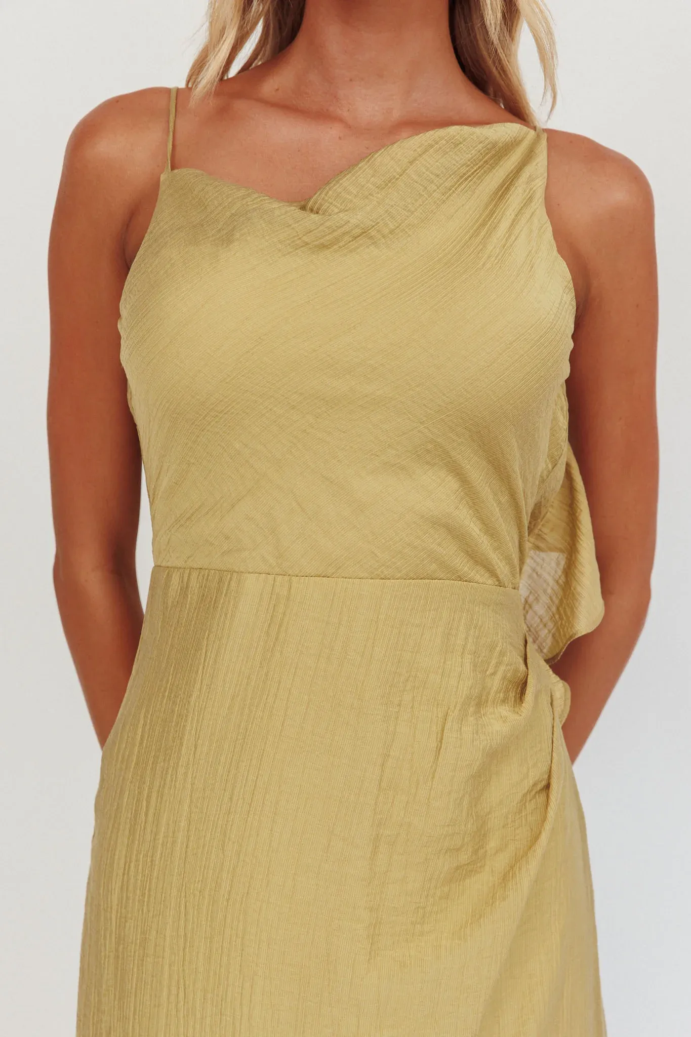 Soul Fires Ruffle Back Maxi Dress Hazel