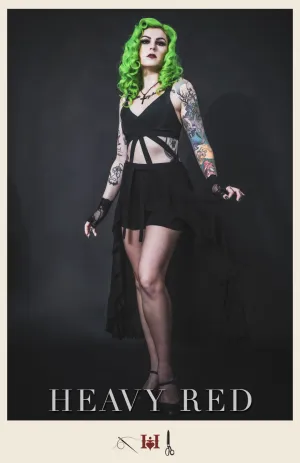 Summer Goth Flirtatious Habits Skirt