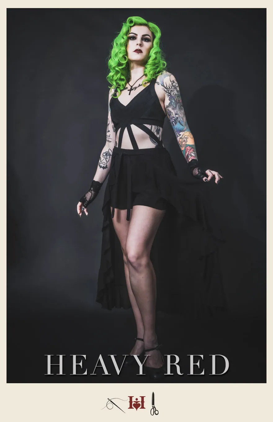 Summer Goth Flirtatious Habits Skirt