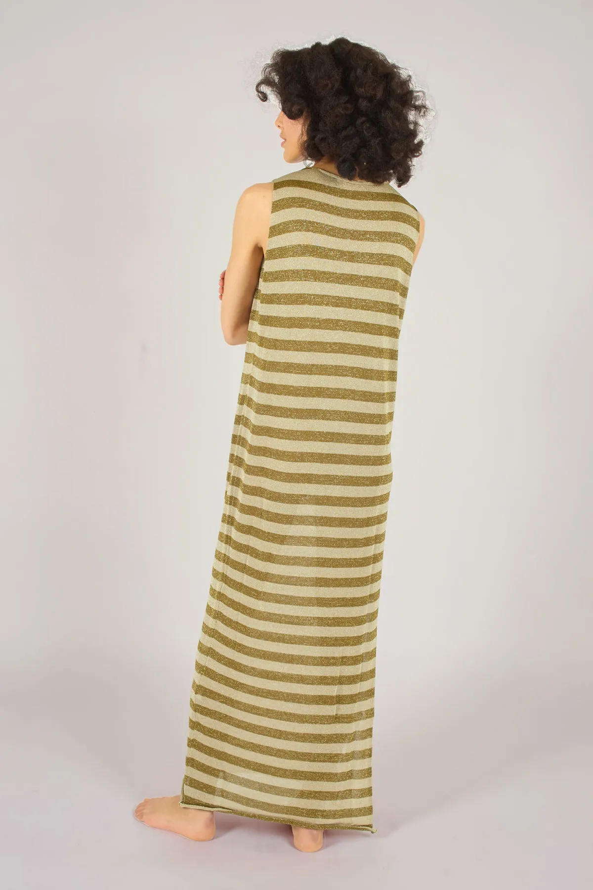 Summer Madness Tarnish Stripe Dress