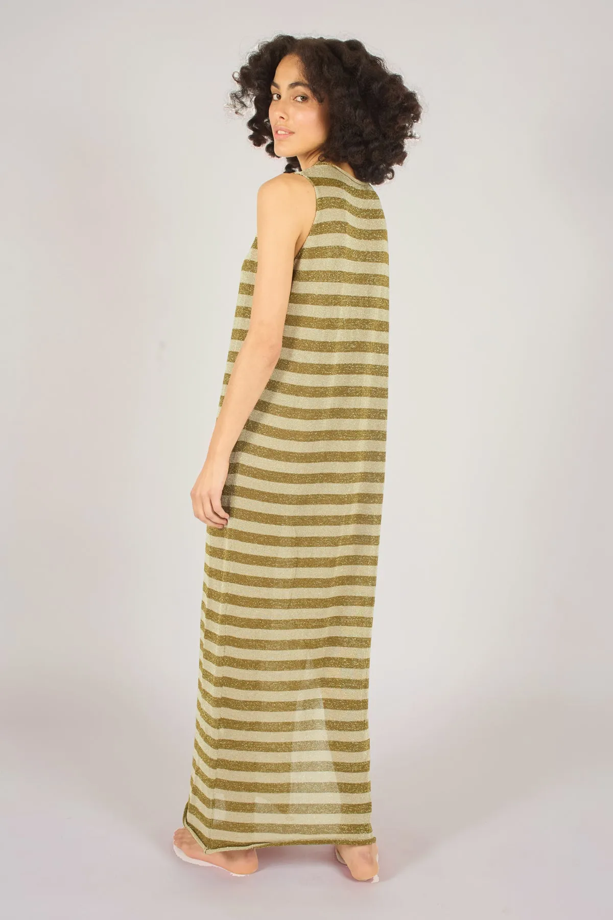 Summer Madness Tarnish Stripe Dress