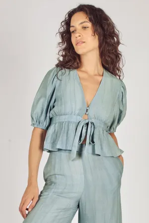 Sunkissed Margot Top in Blue