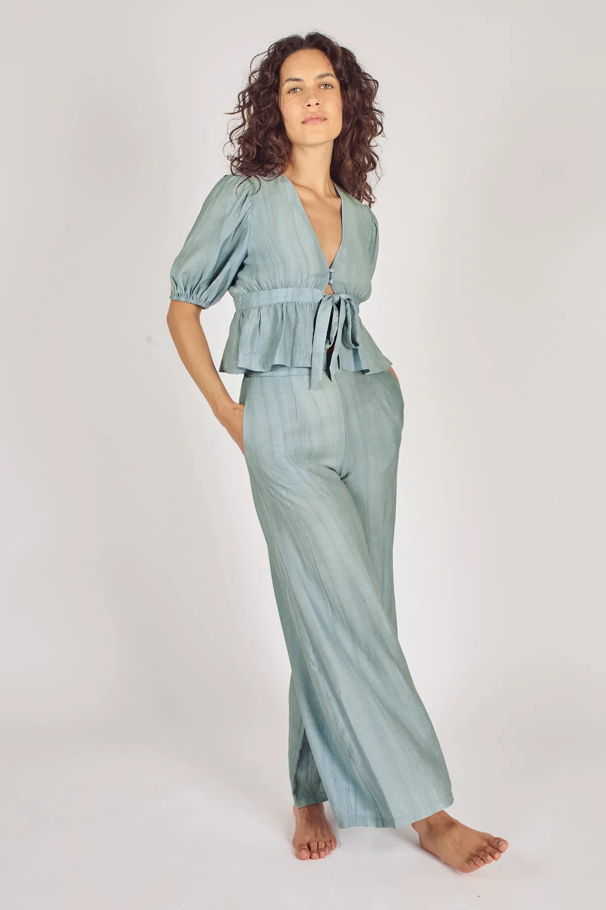 Sunkissed Margot Top in Blue