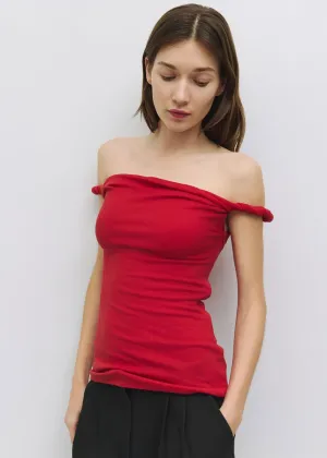 The Alix Top - Red