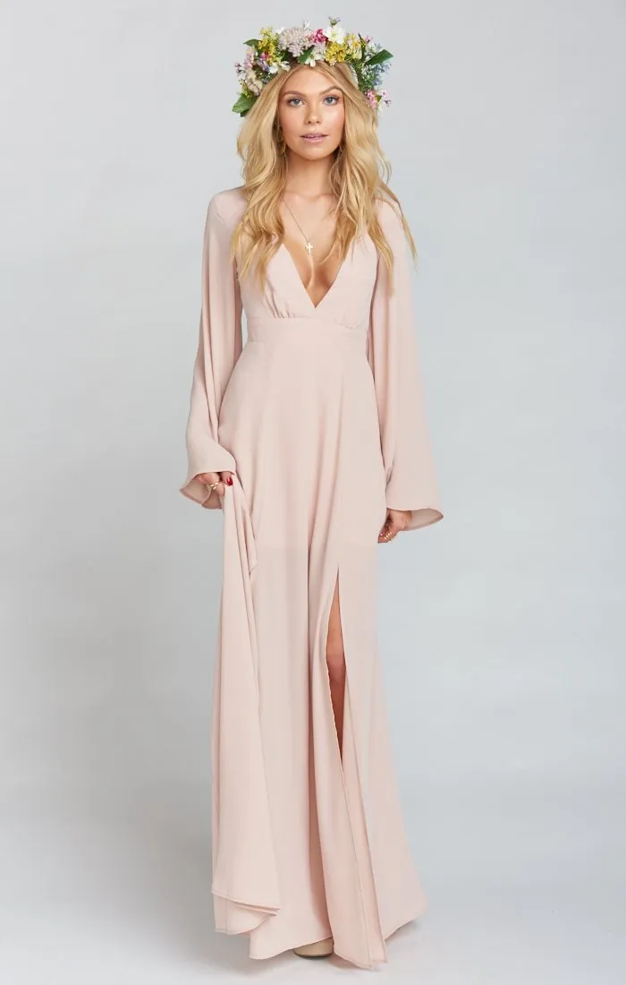 Venus Long Sleeve Flare Dress