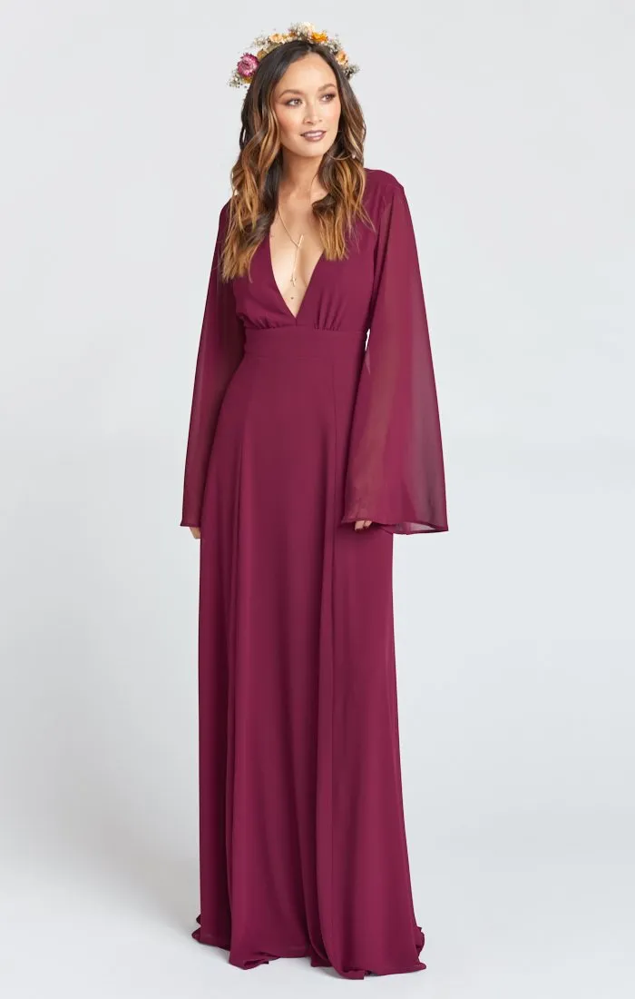 Venus Long Sleeve Flare Dress