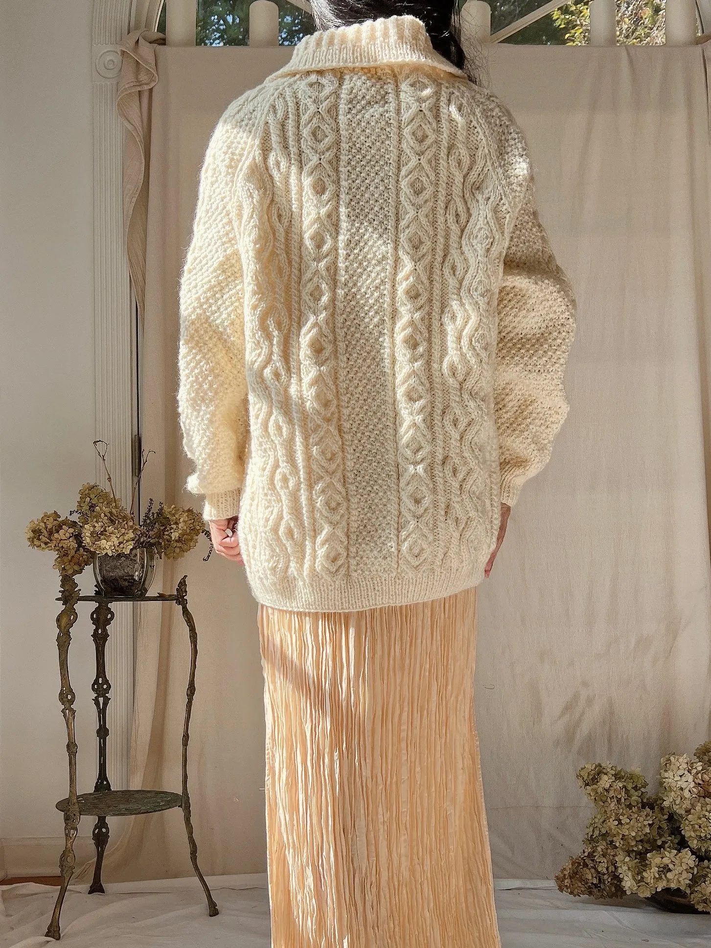 Vintage Irish Wool Cardigan - M/L