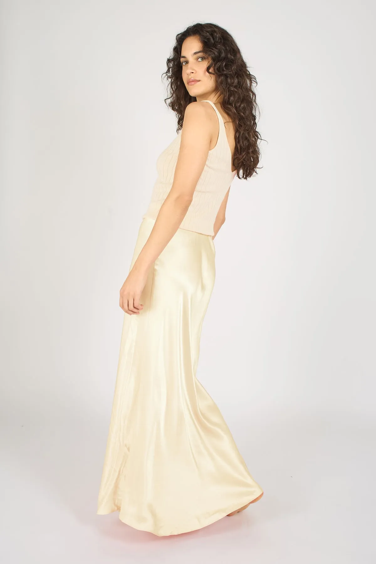 Wisdom Whispers Sade Skirt in Cream